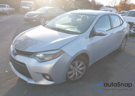 2015 Toyota Corolla Le z USA, uszkodzony, nr VIN 2T1BURHEXFC245971